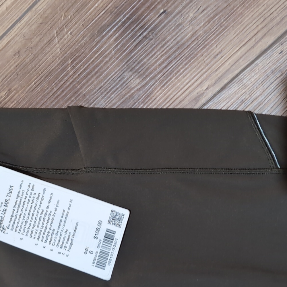 Lululemon Speed Up MR Tight 28" Size 6 - Picture 4 of 8